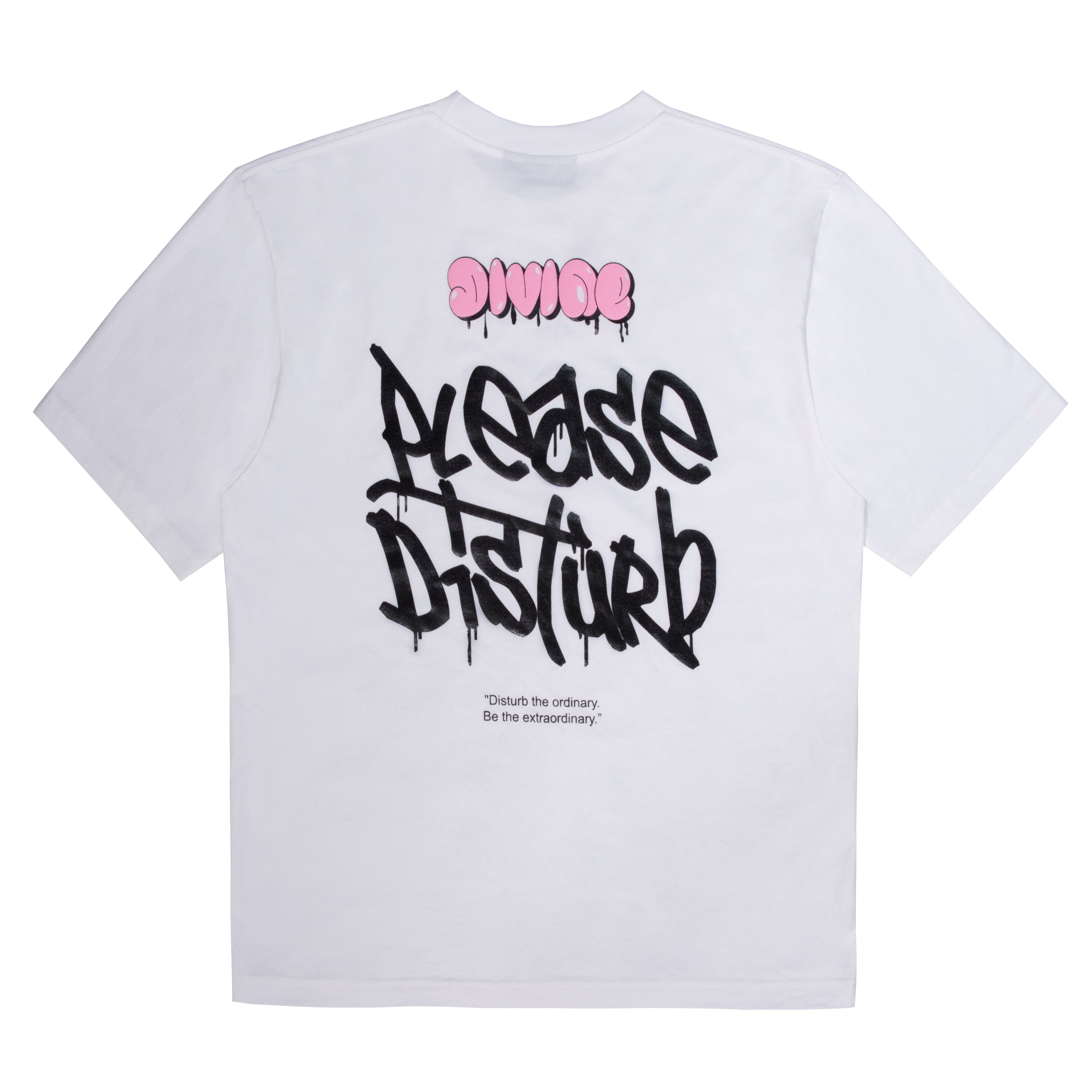 PLEASE DISTURB OVERSIZED TEE (OFF WHITE)