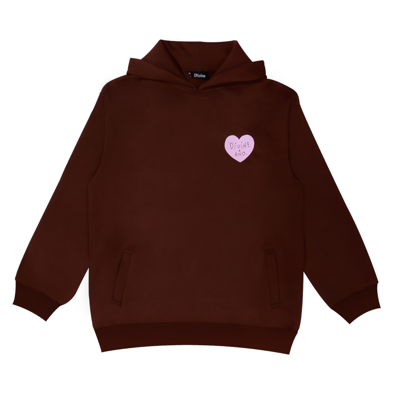 DIVINExANO HOODIE (CHOCOLATE BROWN)